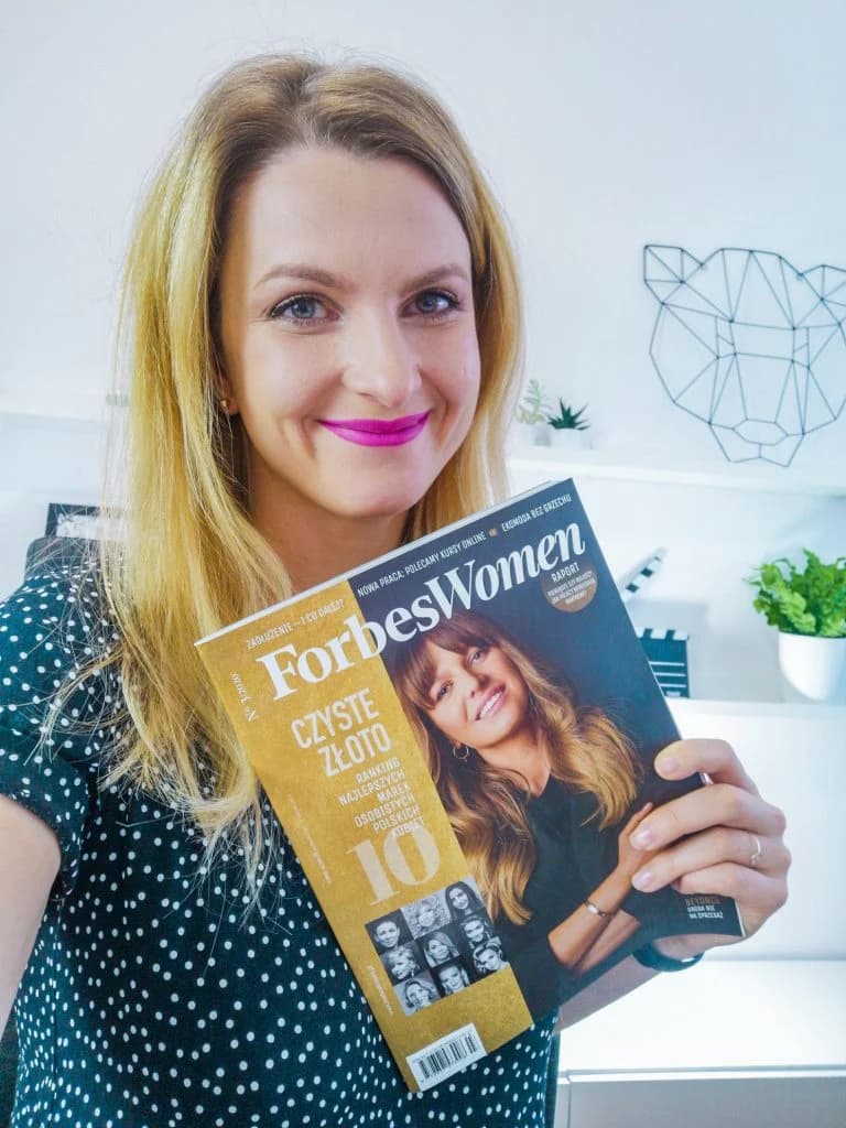 Ola Gościniak z numerem Forbes Women