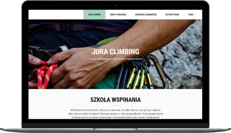 Strona zbudowana przez kursantkę Akademii, przykład 9